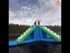 Giant Bouncia Inflatable Water Park In Norway Heat Resistant Floating