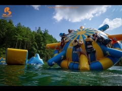 ロゴ印刷 UFO 膨らませられる水回転機 / 膨らませられる水土星