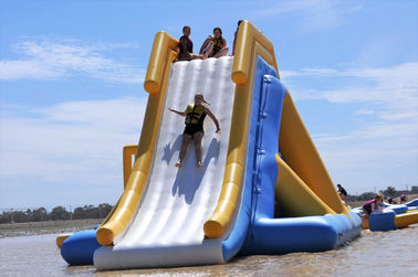 Lake Inflatable Water Games For Adults / Bouncia Water Inflatable Park Manufacturer