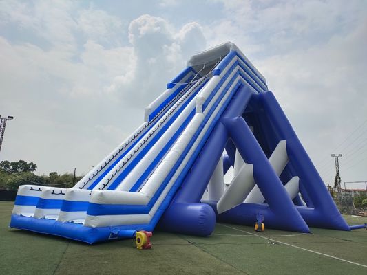 14.45mH Colorful Commercial Inflatable Water Slide With Pool